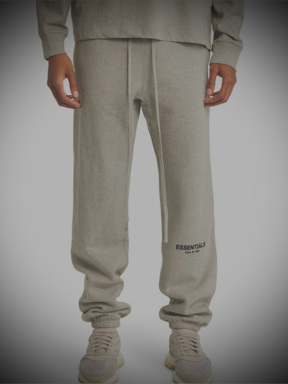 🆕 Fear of God ESSENTIALS Light Oatmeal Joggers Sweatpants XL unisex